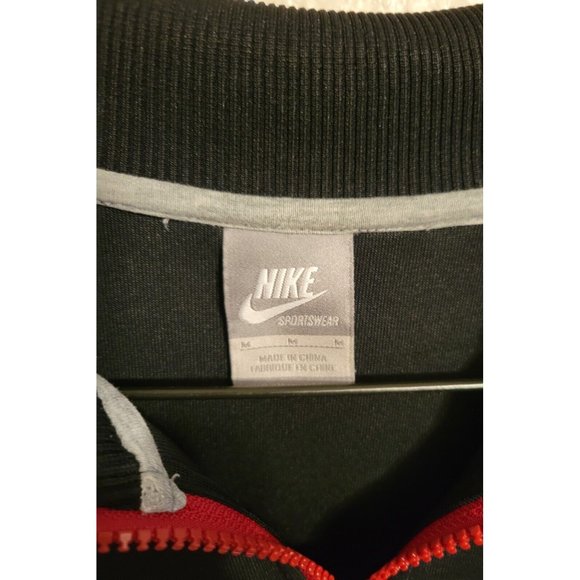 Nike Sportswear 100% Polyester Zip-up Men's Medium Black - Picture 3 of 7